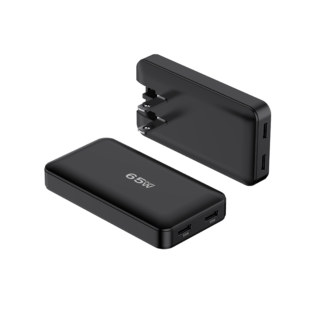 PD Charger 65W 2C Global Plug Replaceable Multi-Plug Universal PD Charger