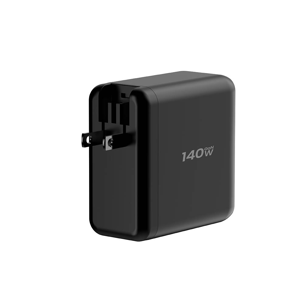 LED USB C Fast Charger 140W GaN LED Display Replaceable US UK EU KR Plug GaN USB Fast Charger Factory